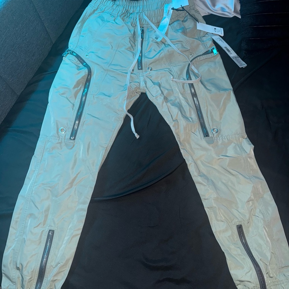 Rick Owens Celadon Bauhaus Cargo Pants